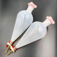 1pc 01000ml Plastic Pear-shaped Separatory funnel with PTFE Piston Separating Extraction Funnel Laboratory Supplies