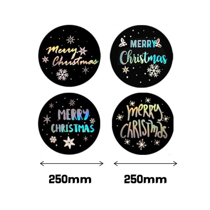 500pcs-1inch-black-hot-stamping-sticker-new-year-2023-merry-christmas-stickers-gift-sealing-labels-holiday-candy-bag-box-decor-stickers-labels