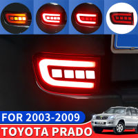 2003-2009 Toyota Land Cruiser Prado 120 Bumper Light Modification Lc120 Stop Lamp Taillight Rear Fog Light Assembly Accessories