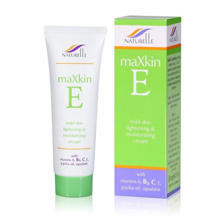 maxkin-e-mild-skin-lightening-amp-moisturizing-cream-แม็กสกิน-อี-มายด์-สกิน-ไลท์เทนนิ่ง-แอนด์-มอยส์เจอร์ไรซิ่ง-ครีม-ขนาด-40-กรัม