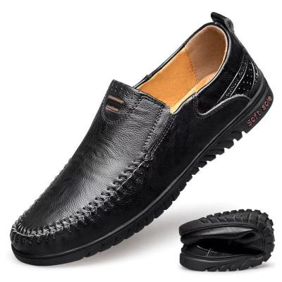 รองเท้าผู้ชาย รองเท้าผ้าใบผช👟 รองเท้าคัชชูหนังชาย สีดำ รุ่น HA027 ไซส์ 39-47 มี2สีให้เลือก 🛒