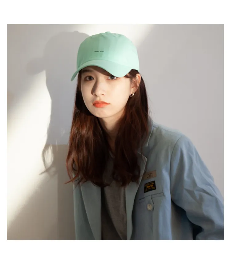 Internet Celebrity Ins Fashion Baseball Cap Women 'S Korean Style Spring  And Summer All-Match Soft Top Sun-Poof Peaked Cap