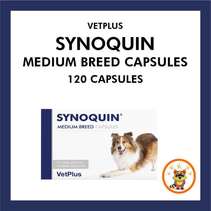 Vetplus SYNOQUIN® Tasty EFA® Medium Breed Dog Capsules Canine Joint
