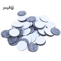 ♂▽ 50Pcs Round Shaped Table Chair Furniture Leg Felt Mat Pad Gray