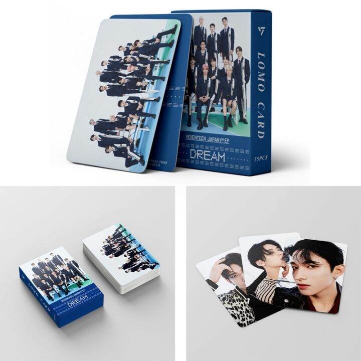 pea-โปสการ์ดอัลบั้มรูปภาพ-seventeen-dream-55-ชิ้น-ต่อกล่อง