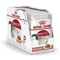 [ลด50%] ล้าง stock Royal Canin Instinctive Pouch Gravy อาหารชนิดเปียก แบบซอง สำหรับแมวโตอายุ1ปีขึ้นไป (เกรวี่) 12ซอง/กล่อง