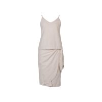 SHU APPAREL MIDI SKIRT SETS #1 - BEIGE #F