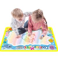 Magic Water Painting Drawing Mat &amp; 2ปากกา Doodle Board สมุดระบายสีสำหรับเด็กของเล่นเพื่อการศึกษาสำหรับเด็ก