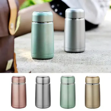 280ML Mini Cute Coffee Vacuum Flasks Thermos Stainless Steel Travel Drink  Water Bottle Thermoses Cups and Mugs (Rose Red)