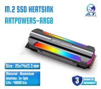 ARTPOWERS M.2 2280 Aluminum ARGB M.2 SSD Heatsink Cooler ระบายความร้อน m2 2280