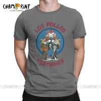 Los Pollos Hermanos ตลก T เสื้อสำหรับชาย Breaking Bad Meth Jesse Pinkman เสื้อผ้าแขนสั้นพิมพ์ผ้าฝ้าย100% เสื้อยืด S-5XL