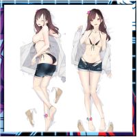 Dakimakura อะนิเมะคอสเพลย์สาวสองด้านพิมพ์ชีวิตขนาดปลอกหมอนร่างกาย