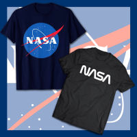 [ขายดี]เสื้อ​ยืด ส​กรีนลายโลโก้ NASA เสื้อลายนาซ่า สุดฮิต ผ้า Cotton100% เสื้อยืดแฟชั่น ราคาถูก