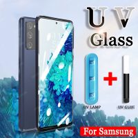 【ร้าน Penka 】 S20 S21 S22 Samsung Galaxy กระจกนิรภัยสำหรับ UV,S9 S10เป็นพิเศษ S8ปกป้องหน้าจอ S 22 21 Note 20 10 9 8 S10E บวก Note10 Note20