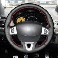 【YF】 Braids on Car Steering Wheel For Renault Megane 3 Samsung SM3 Scenic Kangoo 2 Fluence (ZE) Nissan NV250 Leather Cover Trim