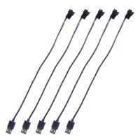 5Pcs USB To Computer CPU Fan Cable USB To 4 Pin Fan Adapter Cables 5V 50CM Computer Fan Power Cable Connector