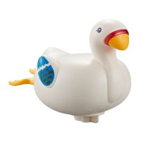 Cute Little Swan Animal Clockwork Wind Up Baby Bathroom Swimming Pool Shower Bath Toy for Kids Child