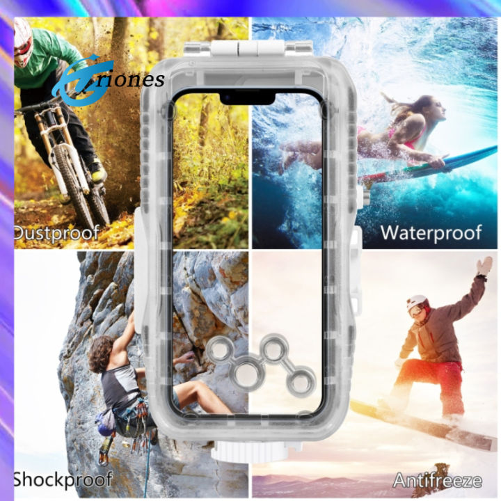 เคสโทรศัพท์กางเกงในดำน้ำใช้ได้กับ-iphone-14-13-pro-สัญญาณโทรศัพท์มือถือสูงสุดซองกันน้ำ40เมตร