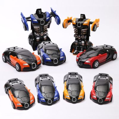 หม้อแปลงไฟฟ้ารถหุ่นยนต์เปลี่ยนรูปแบบ Mainan Transformers ของเล่นเลื่อนเฉื่อยรถเด็กวัยหัดเดินรถของเล่นสุดเท่สำหรับเป็นของขวัญสำหรับเด็กผู้ชาย
