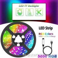 【LZ】□♕  SMD5050 LED Ice Lights 3Key TV Desktop Screen Backlight LED Strip Light Color Change Bedroom Decoration DC5V Luces LED No Remote