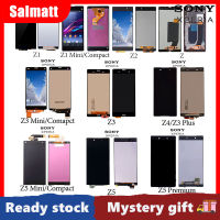 Salmatt หน้าจอ LCD IPS ต้นฉบับสำหรับ Sony Xperia Z Z1มินิ Z2 Z1 Z3 Z3 Z4เล็ก Z5 Z5 Z5พรีเมี่ยมแอลซีดี Z4จอแสดงผลหน้าจอสัมผัส Sony Xperia Z แทนการประกอบสำหรับ/Z1ขนาดเล็ก/Z1/Z2/Z3/Z3มินิ//Z5/ขนาดเล็ก/Z5พรีเมียมสำหรับ Z5