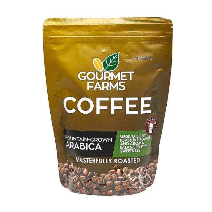 Gourmet Farms Coffee Arabica Drip Grind 250g Lazada PH