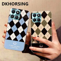 DKHORSING X6A เคสสำหรับ HONOR หรูหรา/HONOR 90 5G / HONOR 90 Lite/ HONOR 70 Lite/ HONOR X5 Plus ลาย Lingge ซิลิโคนนิ่มกันกระแทกเคสมือถือเกียรติยศ X6a X5plus