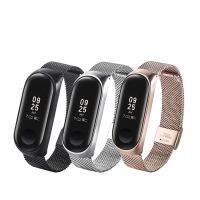 ✾☊☋ Smart Watch Band for Xiaomi Mi Band 3 Stainless Steel Bracelet Straps Replace Metal Milanese Wrist Belt for Mi Band 3 Wrist Band