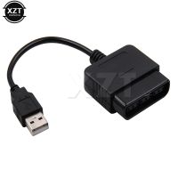 1pc Black For PS2 to For PS3 PC Video Game Accessory USB Adapter Converter Cable For Gaming Controller high speed