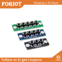 Foriot  3/4/5-Bit อิสระคีย์โมดูล MCU แผงกุญแจสวิตช์ไมโครบอร์ดเครื่องขยายเสียง BT บอร์ดคีย์ที่ใช้กับปุ่มอิสระของไมโครชิพเดี่ยว