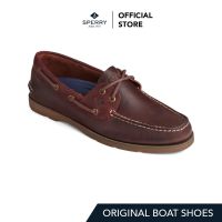 SPERRY LEEWARD 2-EYE TWO TONE รองเท้าโบ๊ทชูส์ ผู้ชาย สีน้ำตาล ( BOAT - STS22703 )