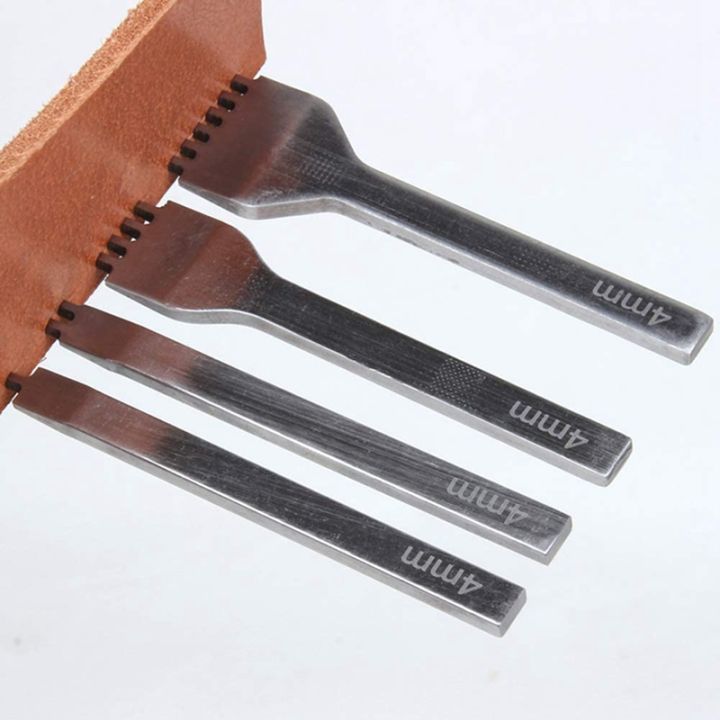 leathercraft-hand-tool-punch-cut-oblique-hole-leather-prick-diy-tools-chisel-set-craft-kit-4mm-spacing-1-2-4-6-prong