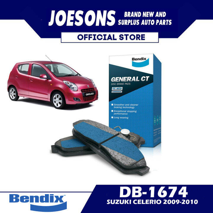 DB1674 GCT FRONT BRAKE PADS FOR SUZUKI CELERIO 20092010/TOYOTA BB