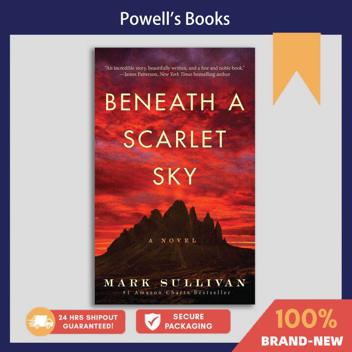 Beneath A Scarlet Sky English Book By Mark Sullivan A Novel | Lazada PH