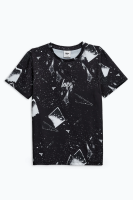 HYPE BOYS BLACK EXPLOSION MINI SCRIPT T-SHIRT