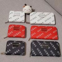 GUESS European and American fashion trend printing presbyopia color letters clutch bag wallet wallet long wallet