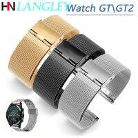 Milanese Watch Band for Huawei GT 2 0.4 Mesh Strap Stainless Steel Bracelet Watch 2 Pro Magic 20mm 22mm 24mm 10/12/14/16/18 mm