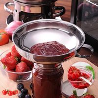 Stainless Steel Wide Mouth Canning Funnel Oil Leak Canning Hopper Filter Food Pickles Jam Funnel Kitchen Gadgets Cooking Tools