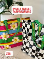 พร้อมส่งแท้? Wiggle Wiggle Tarpaulin Bag กระเป๋าพลาสติก | กระเป๋าshopping ถุงพลาสติก ถุงผ้ารักษ์โลก