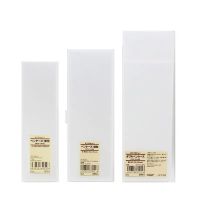 Hot selling MUJI pencil case student contracted frosted trill in same box PP plastic translucent MUJI pen boxes