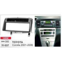 1 Din Fascia สำหรับ TOYOTA Corolla แผงควบคุมเสียงสเตอริโอติดตั้งเมาท์ชุดแผงหน้าปัดปรับแผงอแดปเตอร์ CARAV 11-037