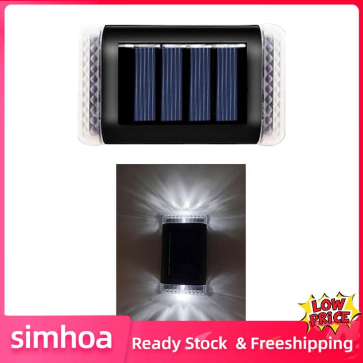 simhoa-สนามหลังบ้านไฟดาดฟ้าโซลาร์โคมไฟสำหรับสนามติดผนังพลังงานแสงอาทิตย์ภูมิทัศน์กลางแจ้ง