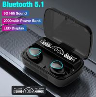 TWS M10 Wireless bluetooth 5.1 headset Earphone Earbud หูฟังบลูทูธ สเตอริโอ หูฟังเล่นเกมส์แยกเสียงซ้ายขวา