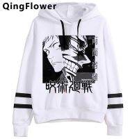 Jujutsu Kaisen Yuji Itadori Hoodies ผู้หญิงฮาราจุกุขนาดใหญ่เกาหลี Streetwear เสื้อผ้าผู้หญิงเสื้อสวมหัวโอเวอร์ไซส์