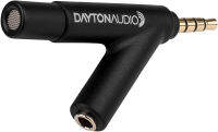 Dayton Audio iMM-6 Calibrated Measurement Microphone for iPhone, iPad Tablet and Android,Black