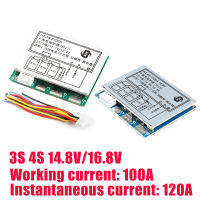 3S 4S 100A 14.8V16.8V Li-Ion Lithium 18650แบตเตอรี่ BMS PCM Protection Board พร้อม Overcharge และ Over Discharge Protection