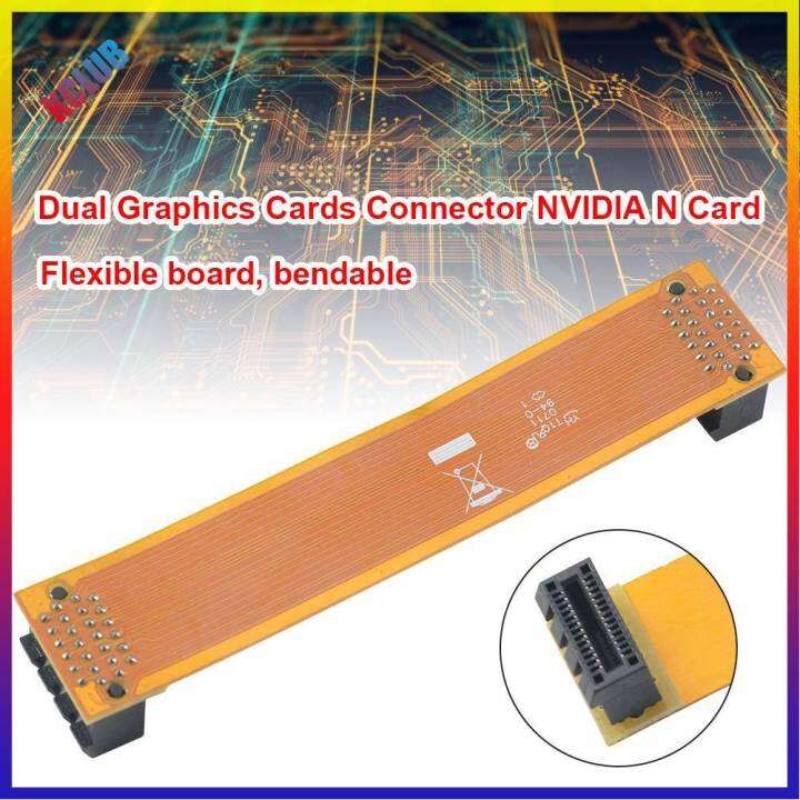 Crossfire Cable PCIE Adapter Dual Graphics Cards Connector N Card SLI