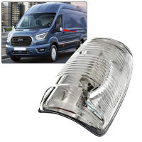 Lampu Sein Samping กระจกมองหลังรถ Hittime ฝาปิดเลนส์ใสไฟส่งสัญญาณไม่มีหลอดไฟเหมาะสำหรับ Ford Transit MK8อุปกรณ์เสริม2014 2019