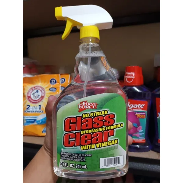 First Force Glass Cleaner with Vinegar, 32 Oz/946ml Lazada PH
