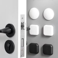 1PC Silicone Door Handle Bumpers Self Adhesive Deurstopper Protection Porte Pad Mute Stikcer Round Square Wall Protector Pad